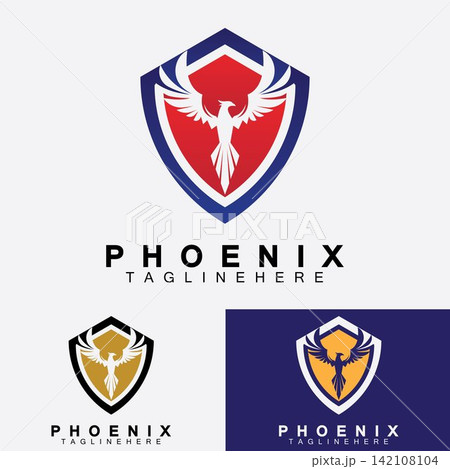 Phoenix logo Vector Illustration Design Template Phoenix logo Vector Illustration Design Template 142108104