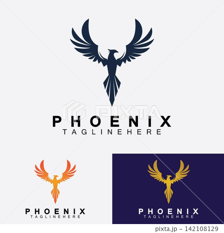 Phoenix logo Vector Illustration Design Template Phoenix logo Vector Illustration Design Template 142108129
