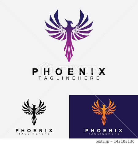 Phoenix logo Vector Illustration Design Template Phoenix logo Vector Illustration Design Template 142108130