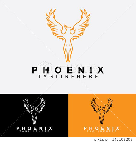 Phoenix logo Vector Illustration Design Template Phoenix logo Vector Illustration Design Template 142108203