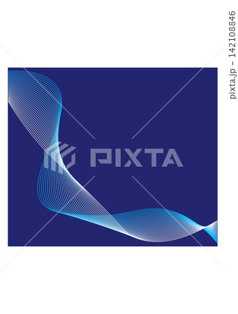 Blue Wave Background Graphic Design 142108846