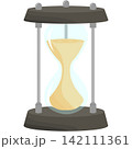 Hourglass vector glass hour clock sandglass icon 142111361