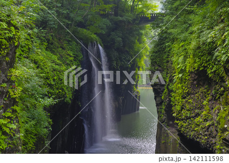 宮崎県を代表する景勝地・高千穂峡 宮崎県を代表する景勝地・高千穂峡 142111598
