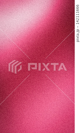 Abstract grainy background featuring a vibrant magenta, pink, and deep red gradient with a soft blur texture. Ideal for vertical wallpapers, banners, and print 142111666