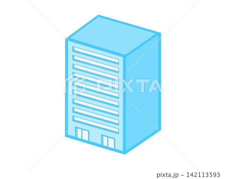 企業のオフィスビルの建物のイラスト 企業のオフィスビルの建物のイラスト 142113593