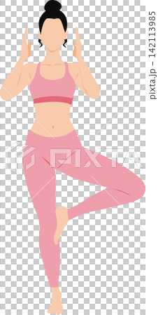 瑜伽婦女的例證 瑜伽婦女的例證 142113985