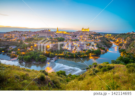 Toledo city skyline, cityscape of Spain Toledo city skyline, cityscape of Spain 142114695