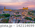 Toledo city skyline, cityscape of  Spain 142114699