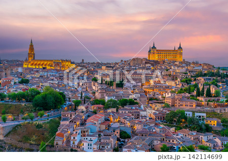 Toledo city skyline, cityscape of Spain Toledo city skyline, cityscape of Spain 142114699