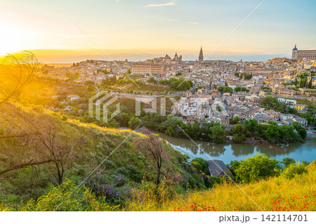 Toledo city skyline, cityscape of Spain Toledo city skyline, cityscape of Spain 142114701