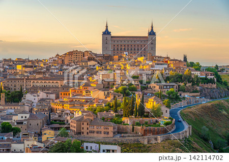 Toledo city skyline, cityscape of Spain Toledo city skyline, cityscape of Spain 142114702