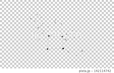 A monochrome illustration of the constellation lines of the Great Quadrilateral of Autumn (stars only, no connecting lines, gray quadrilateral). A monochrome illustration of the constellation lines of the Great Quadrilateral of Autumn (stars only, no connecting lines, gray quadrilateral). 142114742