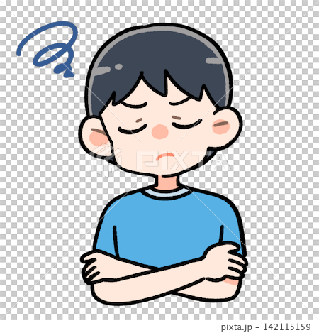 Illustration of a troubled man Illustration of a troubled man 142115159
