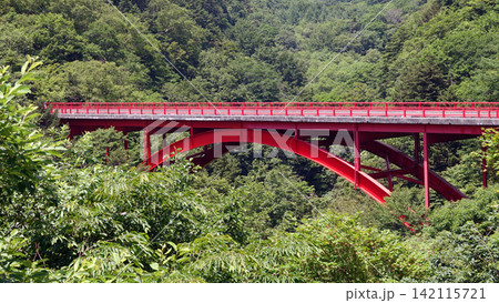 八ヶ岳高原ラインの東沢大橋 八ヶ岳高原ラインの東沢大橋 142115721