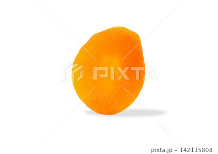 Dried apricot on a white background ready for snacking, PNG Dried apricot on a white background ready for snacking, PNG 142115808