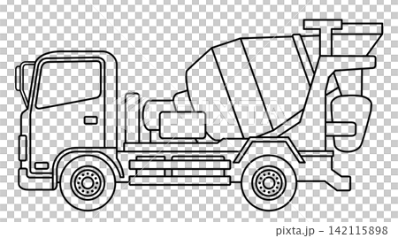 Concrete mixer truck Concrete mixer truck 142115898