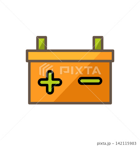 accu battery icon design vector template 142115983