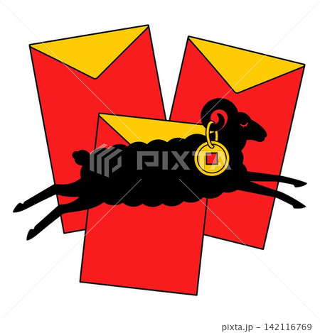 Year of the Ram Red Envelopes Year of the Ram Red Envelopes 142116769
