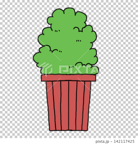 [Decoration] Fluffy flower pot [Plants] 142117425