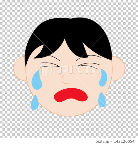 一張悲傷的男人臉,淚水毫無輪廓,平淡無奇。 一張悲傷的男人臉,淚水毫無輪廓,平淡無奇。 142120054