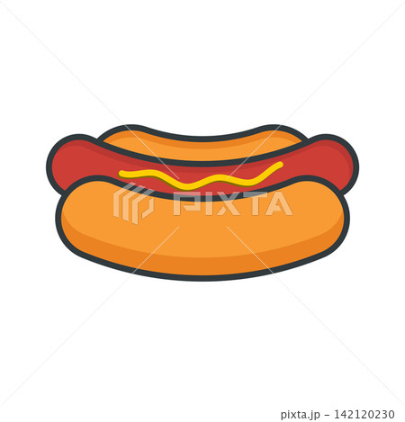 Hot dog icon vector design templates simple and modern Hot dog icon vector design templates simple and modern 142120230
