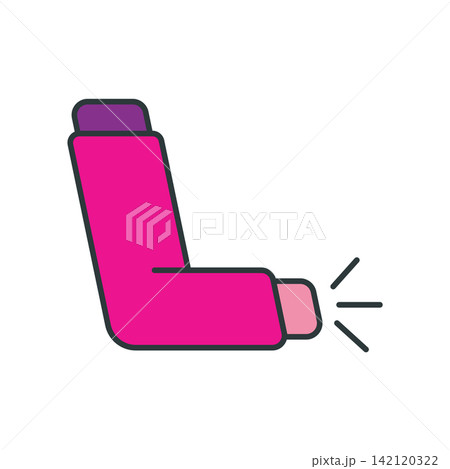 Inhaler icon vector design templates simple and modern concept 142120322