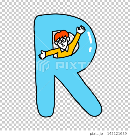 Alphabet R Illustration Font Alphabet R Illustration Font 142121689