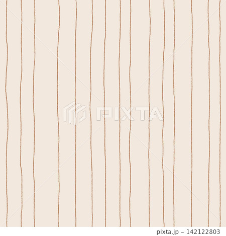 Minimal vertical line seamless pattern for artisan textiles packaging stationery and ceramic branding 142122803