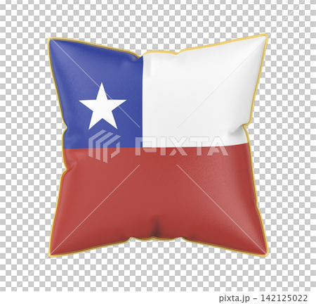 Pillow with the flag of Chile 142125022