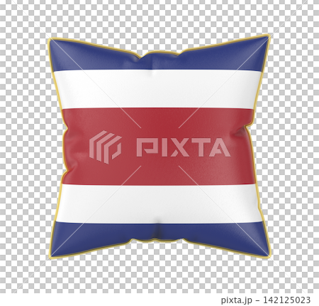 Pillow with the flag of Costa Rica Pillow with the flag of Costa Rica 142125023