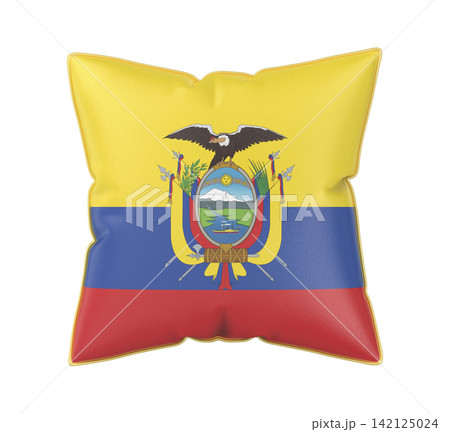 Pillow with the flag of Ecuador 142125024