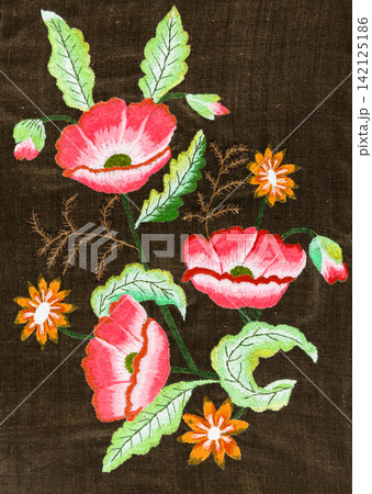 Handmade embroidery, folk arts and crafts 142125186