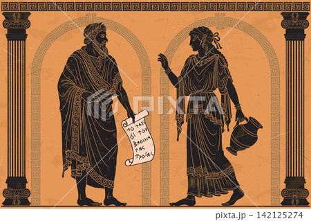 Ancient Greek people. 142125274