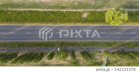 road, view from above, aerial view road, view from above, aerial view 142125379
