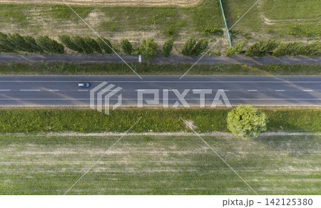 road, view from above, aerial view road, view from above, aerial view 142125380