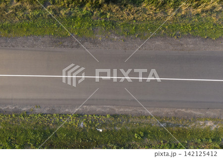 road, view from above, aerial view road, view from above, aerial view 142125412