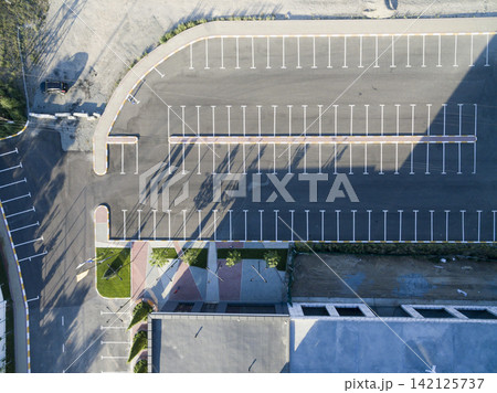 asphalt, car parking, view from above asphalt, car parking, view from above 142125737