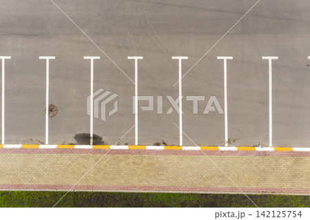 asphalt, car parking, view from above asphalt, car parking, view from above 142125754