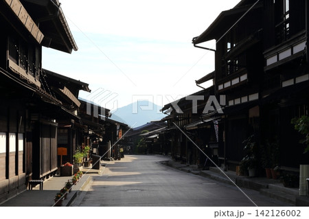 長野 塩尻 奈良井宿 重伝建地区の古い街並み 長野 塩尻 奈良井宿 重伝建地区の古い街並み 142126002