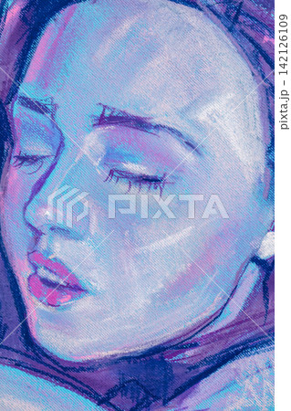 oil painting, portrait, handmade drawing oil painting, portrait, handmade drawing 142126109