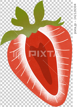 strawberry cut half strawberry cut half 142126304