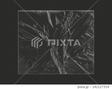 Black plastic bag texture background. Reuse and Recycle concept Black plastic bag texture background. Reuse and Recycle concept 142127354