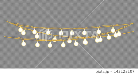 Garland twinkle with gentle shine. Neon sparkle shapes warm visual mood 142128107