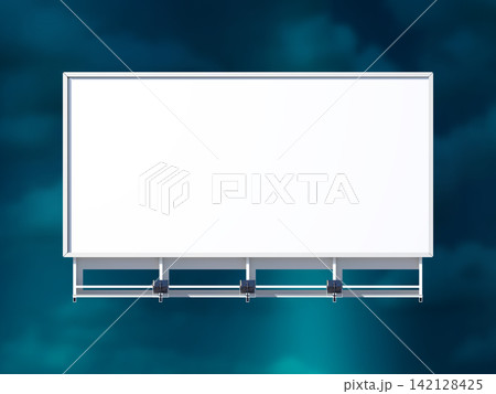 Mockup Large white blank billboard or white promotion poster displayed on the outdoor against the blue sky background Mockup Large white blank billboard or white promotion poster displayed on the outdoor against the blue sky background 142128425