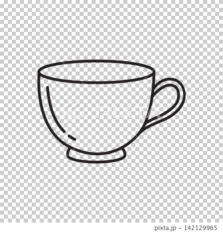 Simple line art icon of a modern minimalist ceramic cup with a handle.
Simple line art icon of a modern minimalist ceramic cup with a handle.
142129965
