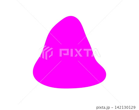Bright magenta organic blob shape, Neon pink abstract fluid form, Minimalist colorful vector element, Magenta amoeba shape graphic Bright magenta organic blob shape, Neon pink abstract fluid form, Minimalist colorful vector element, Magenta amoeba shape graphic 142130129
