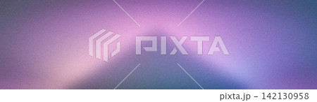 Abstract grainy wide banner with vibrant purple pink and blue spotlight gradient Abstract grainy wide banner with vibrant purple pink and blue spotlight gradient 142130958