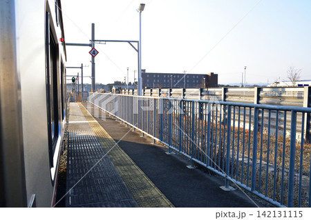 JR東日本 常磐線の風景(2023年冬朝) JR東日本 常磐線の風景(2023年冬朝) 142131115