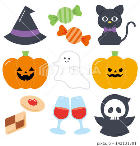 ハロウィン アイコンセット 9種類 ハロウィン アイコンセット 9種類 142131501