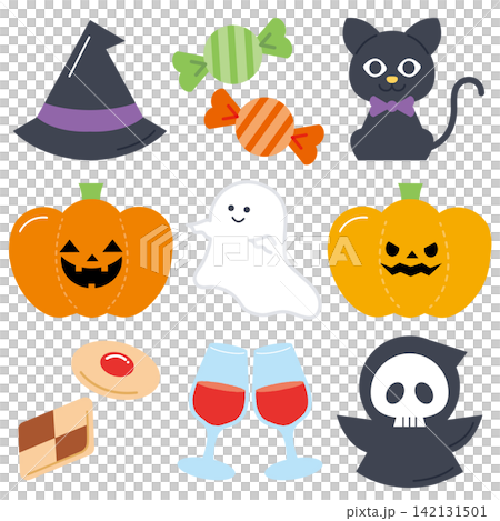 ハロウィン アイコンセット 9種類 ハロウィン アイコンセット 9種類 142131501